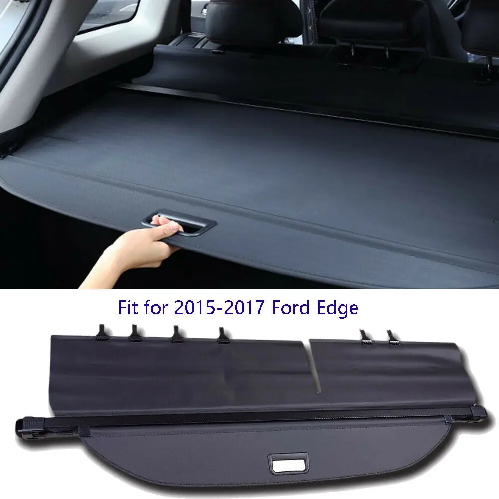 FIT For 2015-2020 Ford Edge Retractable Trunk Security Cargo Cover Luggage Shade Shield