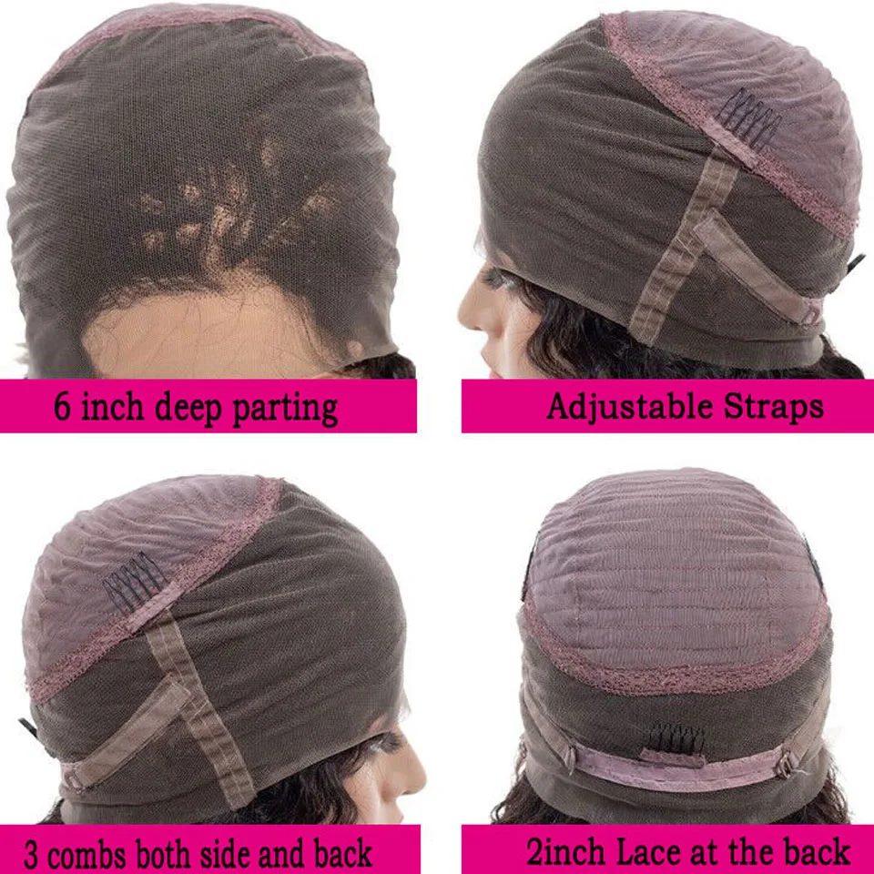 360 афро кудрявые человеческие волосы парики с детскими волосами для женщин