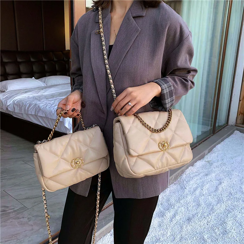 lingge chain small bag female 2022 spring and summer new shoulder bag fashion korean tassel crossbody messenger bags bolsas sac free global shipping