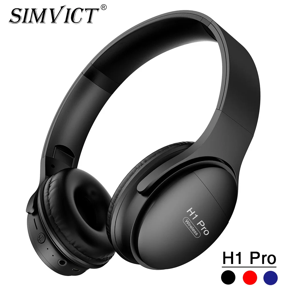 Регулируемые беспроводные наушники Simvict Bluetooth гарнитуры комплект для телефона с