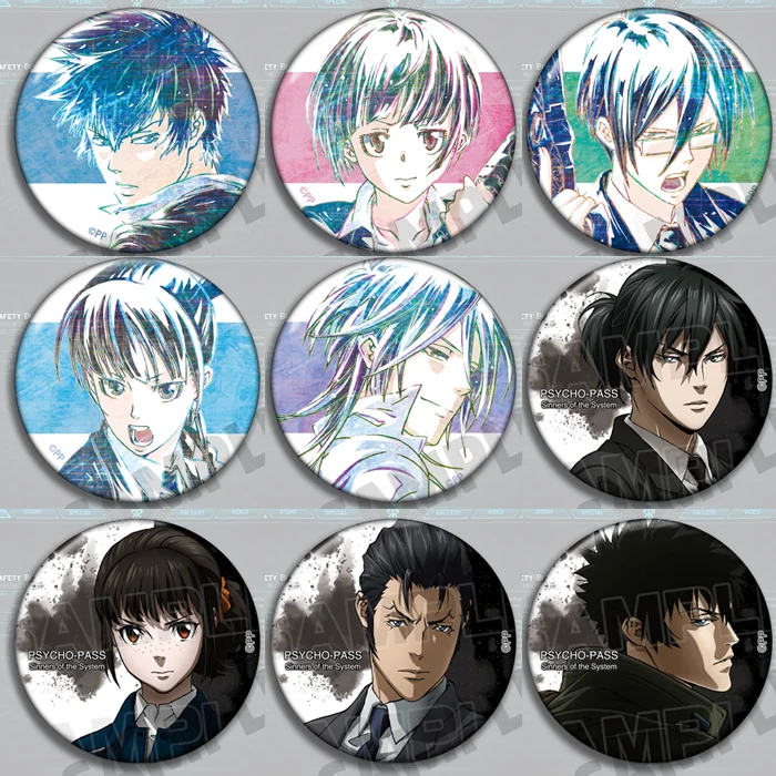 

Аниме психопроходная металлическая фигурка 58 мм значок круглая брошь булавка подарки 9055 детская коллекционная игрушка