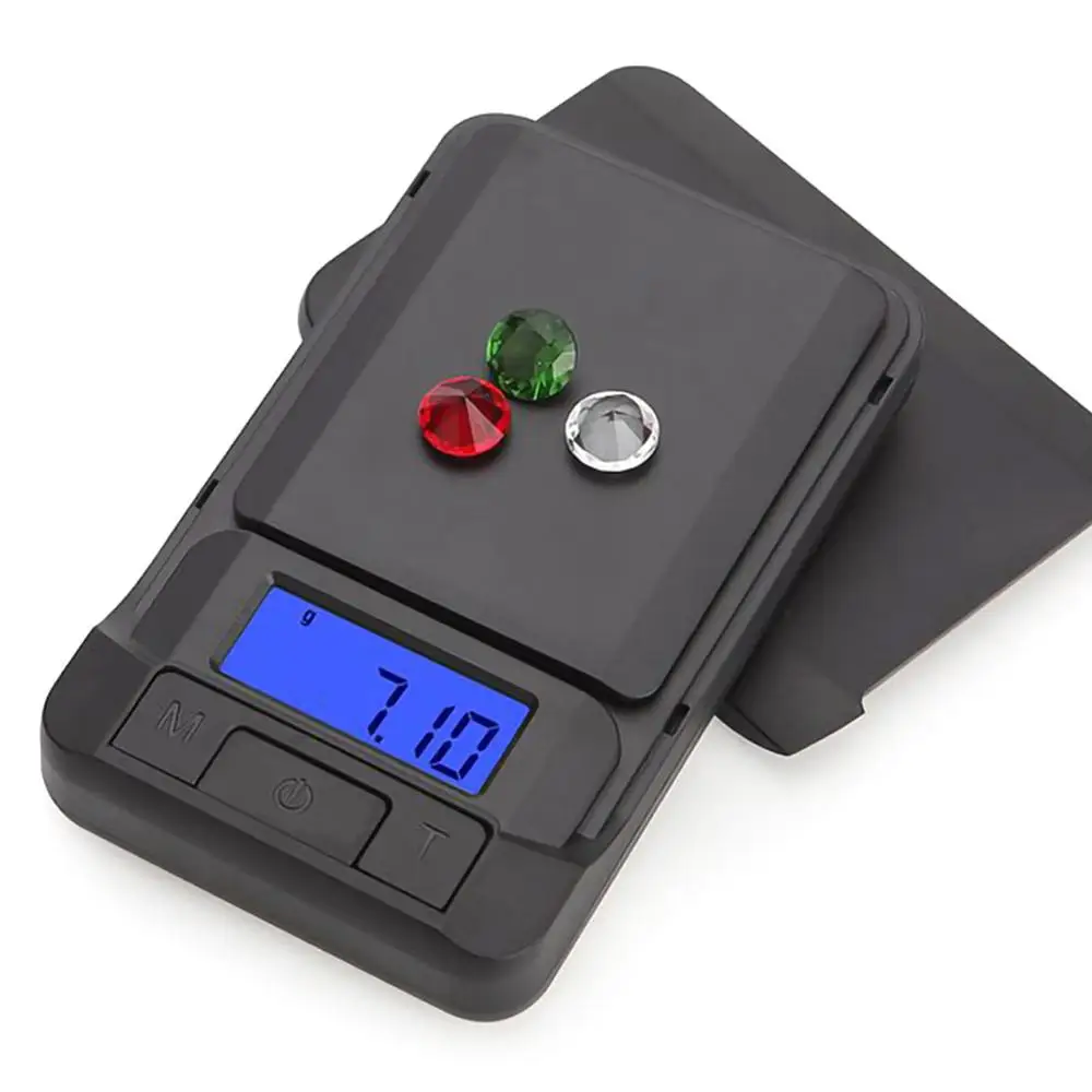 

Электронный мини ЖК-дисплей цифровые весы для драгоценных камней, выполненные из 100/200/300/500 г 0,01 высокая точность Карманный с подсветкой ювел...