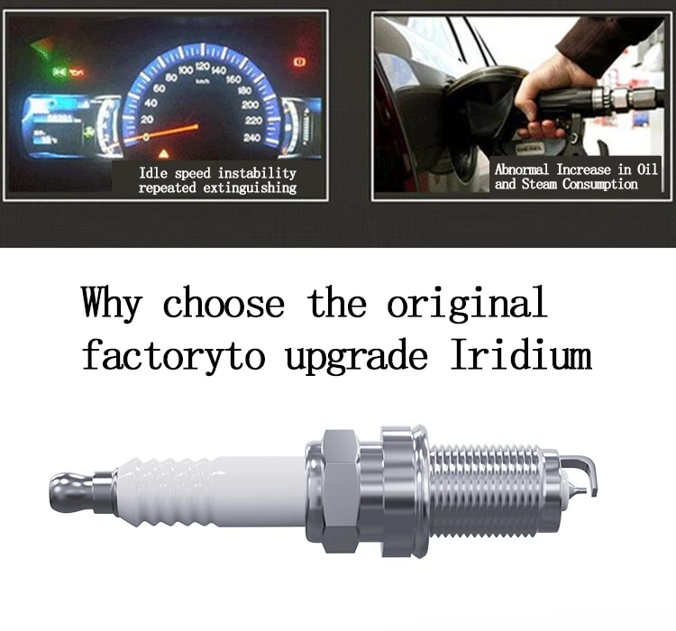 4 шт/подходит для peugeot 301 308 408 508 206 207 307 308S 2008 3008 4008 5008 RCZ иридия Платиновые Свечи Зажигания
