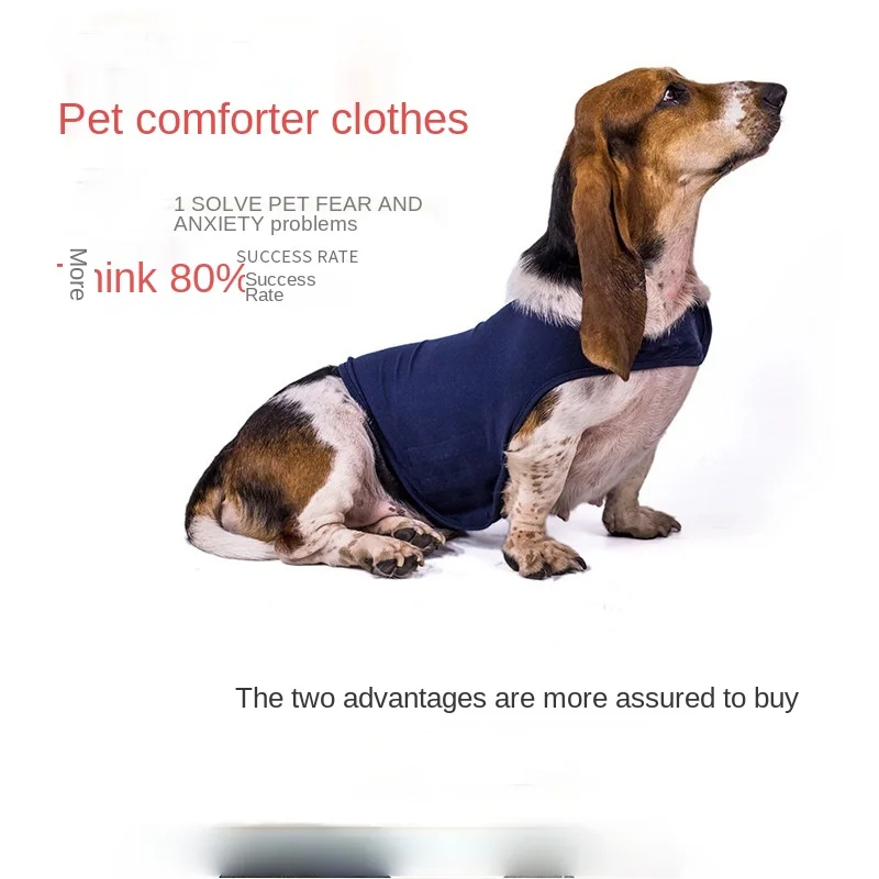 

New Pet Mood Calming Clothes Dog Anxiety Jacket Dog Medical Comfort Clothes Pet Clothes Dog Coat Dog Winter Jacket