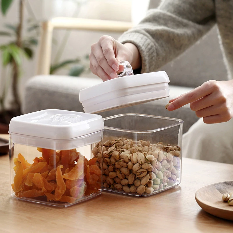 Герметичная банка для пищевых продуктов утолщенные пластиковые прозрачные