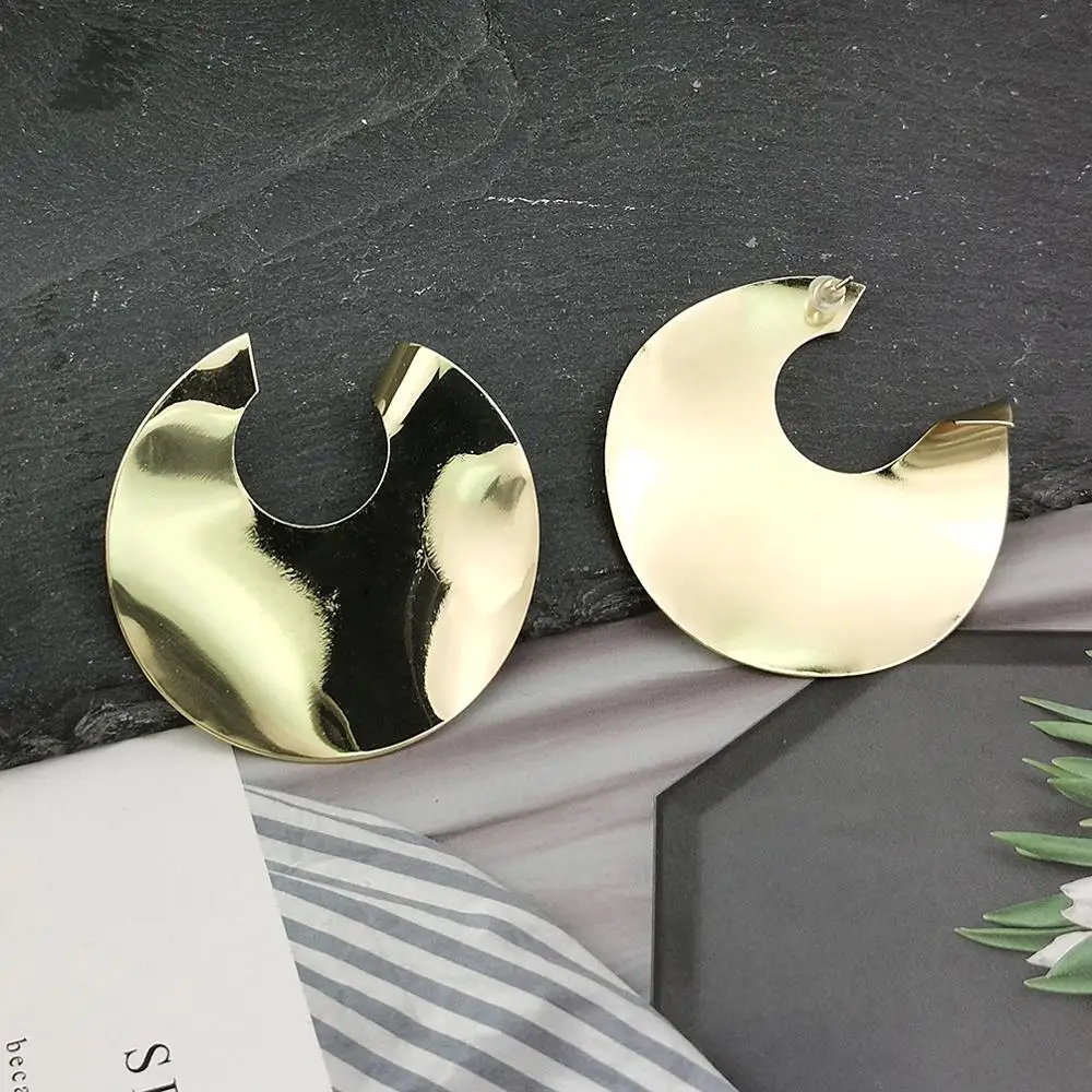 MANILAI панковские геометрические металлические большие серьги-гвоздики для женщин