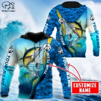 newfashion animal mahi fishing camo fisher custom name tracksuit pullover 3dprint menwomen long sleeves funny casual hoodies 2a