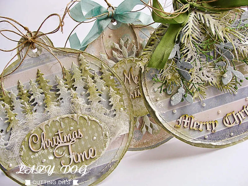 Металлические Вырубные штампы в виде рождественской елки искусственное