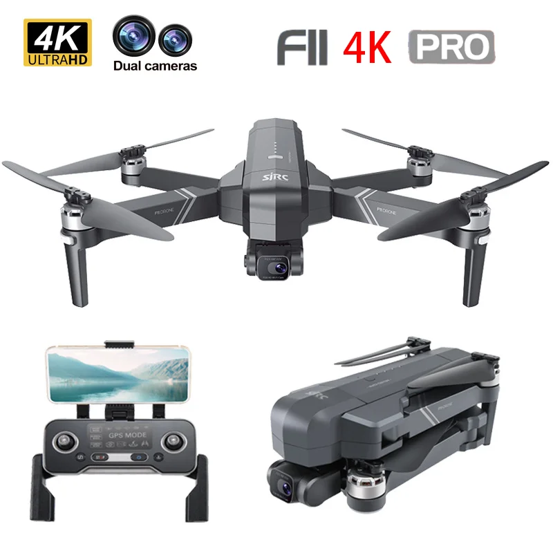 Sjrc f11pro UAV 4K аэрофотосъемка с высоким разрешением двойной GPS бесщеточный