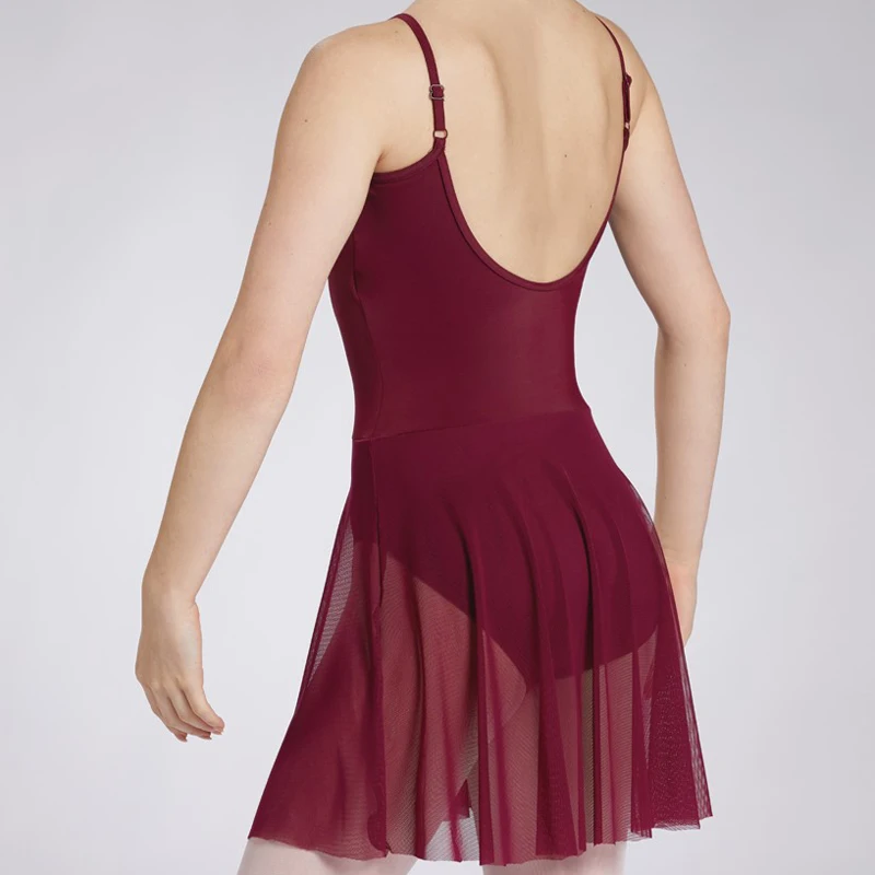 Camisole Ballet Plactise Dress Modern Dance Leotard Class Wear Gymnastics Training Cloth for Girls Women | Тематическая одежда и