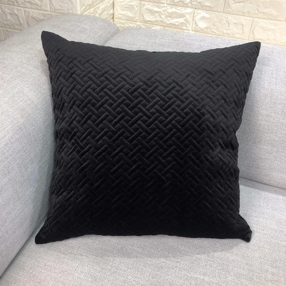 Роскошный вельветовый чехол для подушки LeRadore однотонный домашнего декора отеля