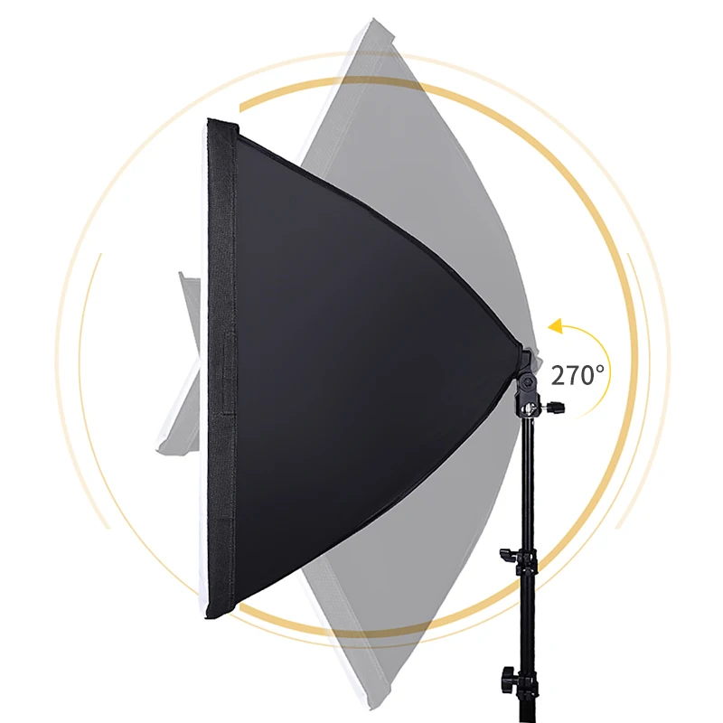Фотостудия прямоугольная фотография Мягкая коробка 8 Led 20 W комплект освещения