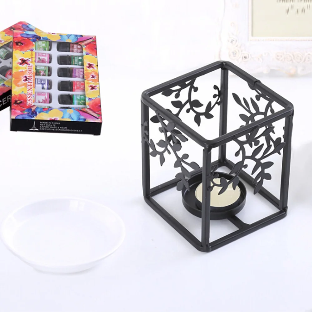 Geometric Design Aromatherapy Oil Burner Candle Holders Lamp Decorations Exquisite Stylish Living Room For Wall Table | Дом и сад