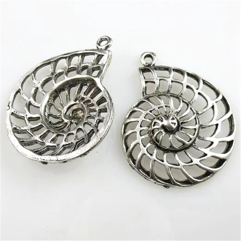 5 шт. Подвески полые раковины 36*28 мм Античная решений подвеска пригонкой