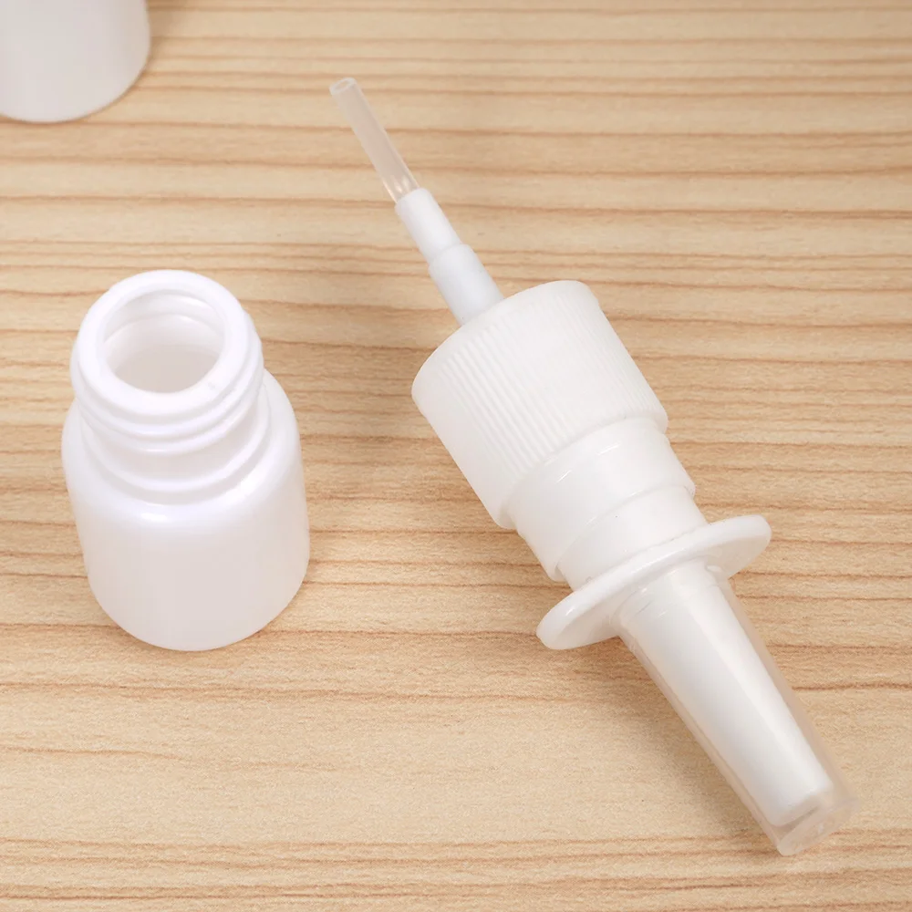 5/10/15/20/30/50 мл Белый пустый пластиковый зеркальный распылитель туманный нос