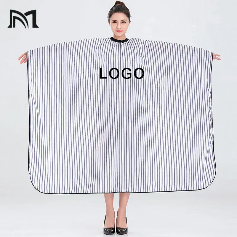 Настраиваемый фартук для салона из полиэстера 2 цвета в полоску отдыха стильная