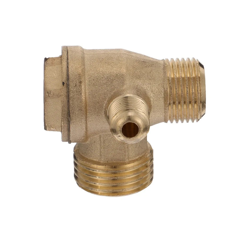 

2pcs Useful Air Compressor Non-Return Valved Spare Parts Tube Connector Tool