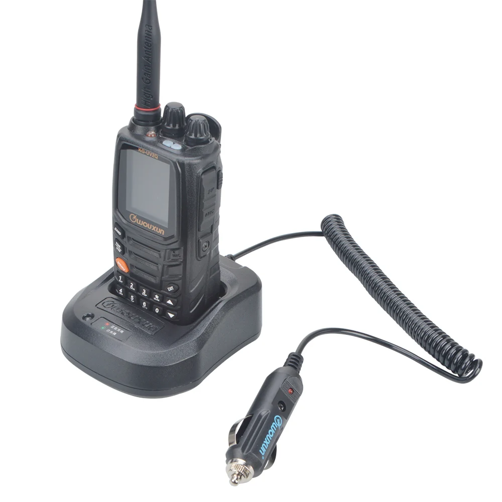 kg uv2q two way radio uv dual band cross band repeater seven band rx 10w fm analogue walkie talkie uhf vhf wouxun free global shipping