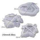 Силиконовая форма в виде кленовых листьев, асимметричная круглая форма для отлива пепельницы, поднос для ювелирных изделий, инструменты C1FC