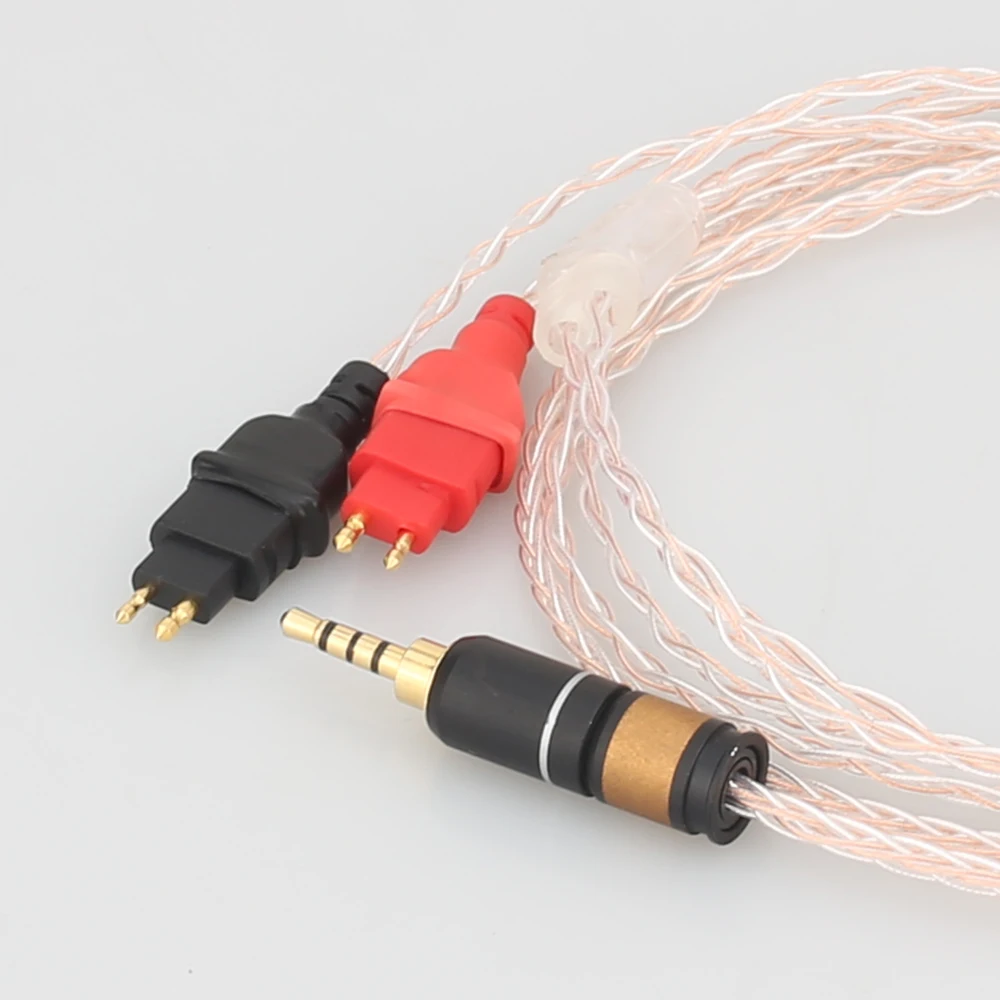 Audiocrast 2 5 XLR 8 ядер OCC посеребренный смешанный кабель для наушников Sennheiser HD25-1 SP HD650