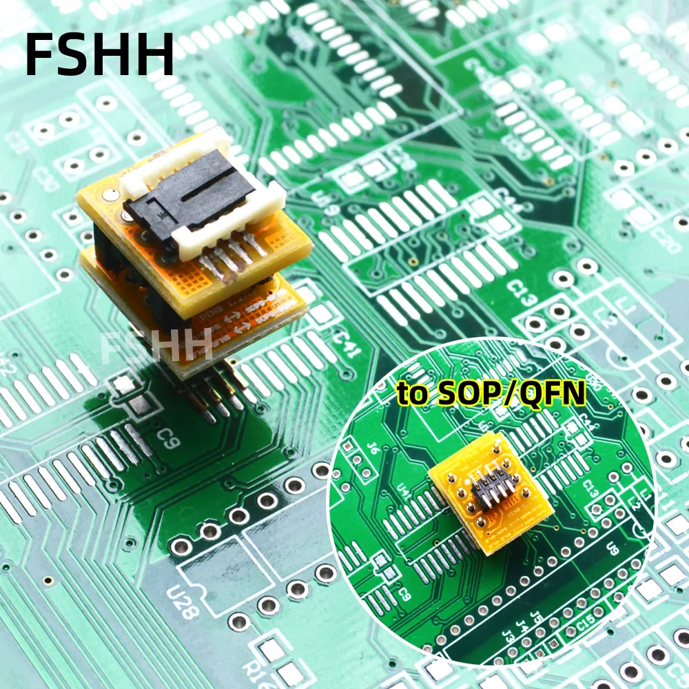 Мини серия 5x6 мм QFN8 до 208mil 150mil SOP8 разъем WSON8 DFN8 VDFN8 MLF8 тестовый чип паяльный