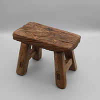 small wooden stool old solid wood chinese antique