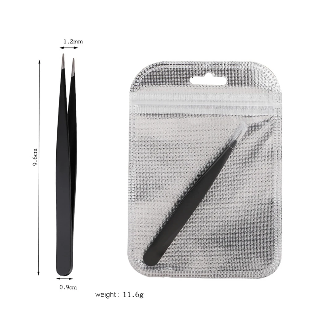 

2020 Stainless Steel Color Sharp Eyebrow Clip Tweezer Trimming Eyebrows Beauty Tool