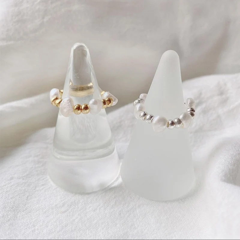 

Momiji модные ювелирные изделия пресноводные жемчужные кольца из бисера для женщин очаровательные натуральные камни подарки на Хэллоуин Регу...