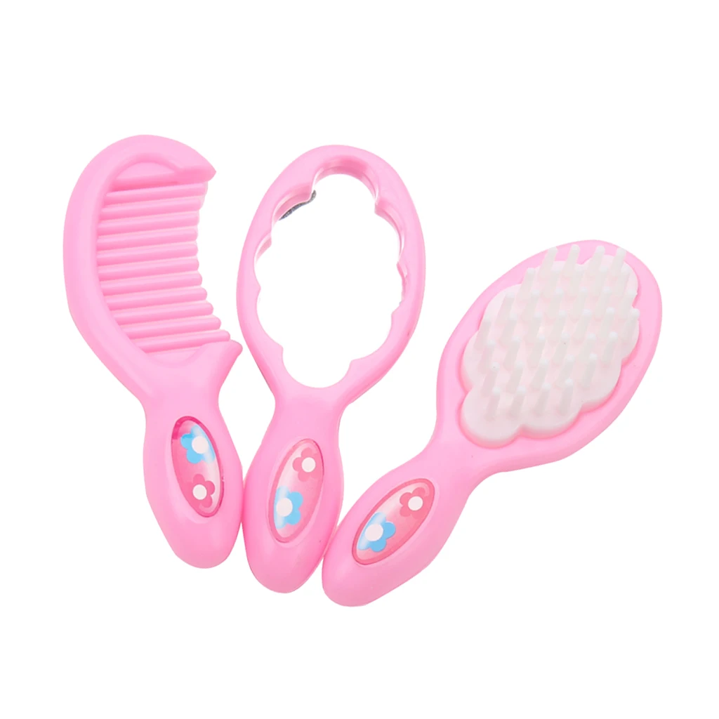 

3 шт. кукла Make Up расчески и аксессуар для зеркала комплект с ручкой для