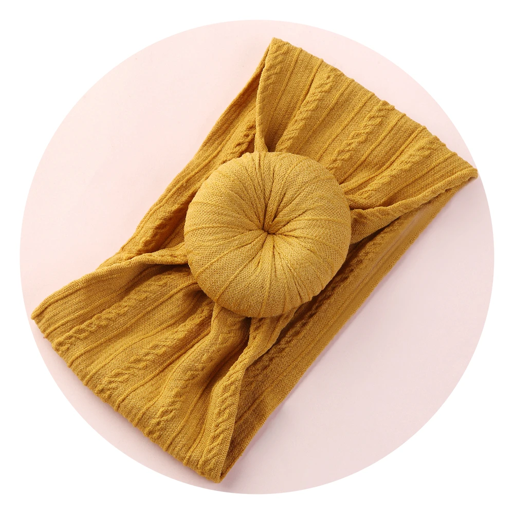 Мягкие трикотажные нейлоновые повязки пончики для волос широкая эластичная