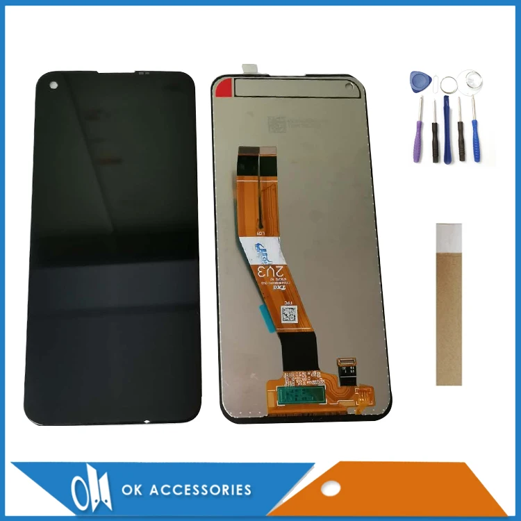 

6.4"With Frame For Samsung Galaxy A11 A115 SM-A115F SM-A115F/DS LCD Display With Touch Screen Glass Sensor With Tools Tape