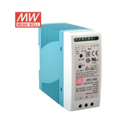 mean well drc 40b 40w 27 6v 0 95a floating charging dc ok din rail type ups security switching power supply