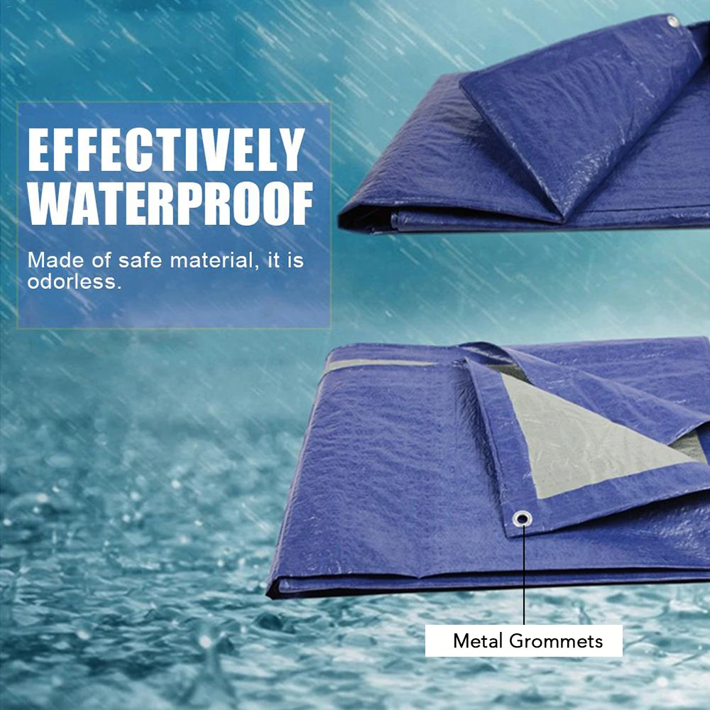 

Rectangular Inflatable Pool Cover Waterproof Pool Cover Multi-Purpose Tarpaulin Protective Cover For garden Swimming Pool Cover