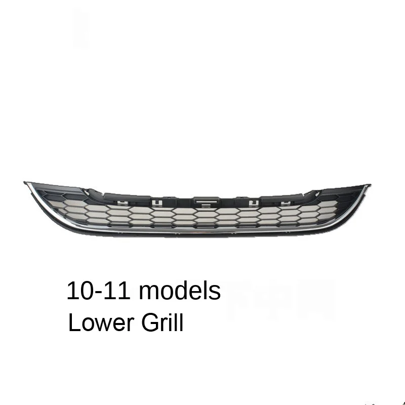 Новинка для Honda CRV CR-V 2010 2011 хромированный черный Передний бампер верхняя решетка