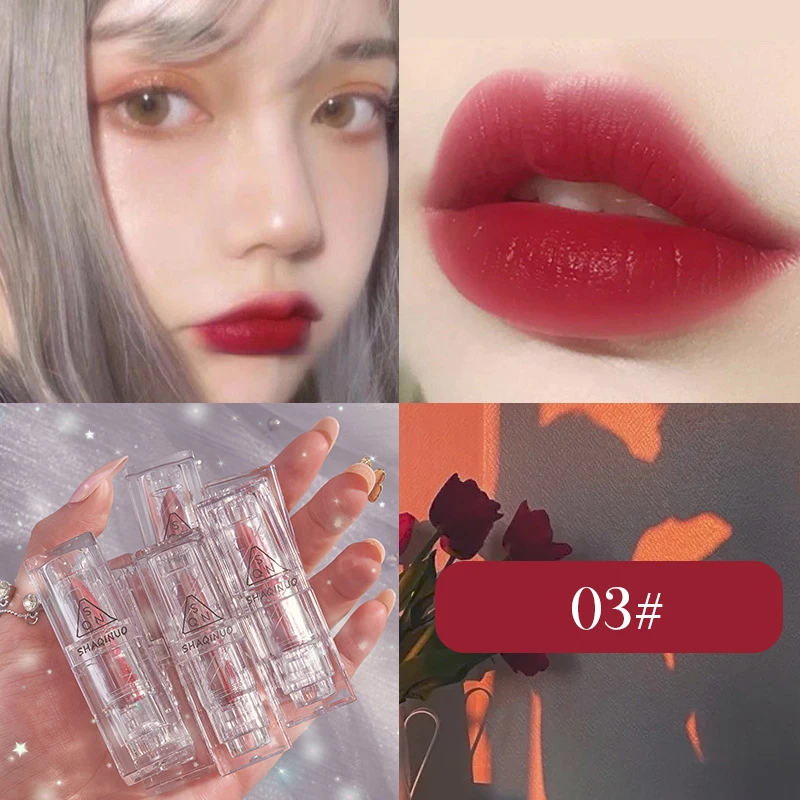 

Matte Velvet Lipstick Waterproof Long Lasting Non-stick Cup Sexy Red Pigments Makeup Profissional Lip Gloss Beauty Cosmetic Tool