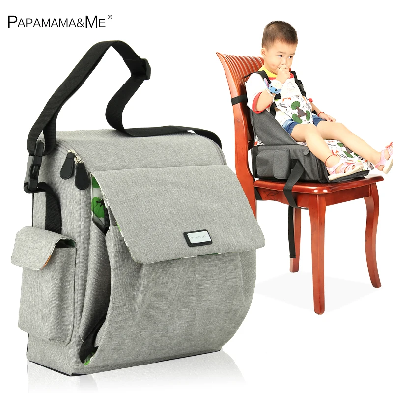 3 in1 Papame Mummy bag  seat pad portable folding dining chair