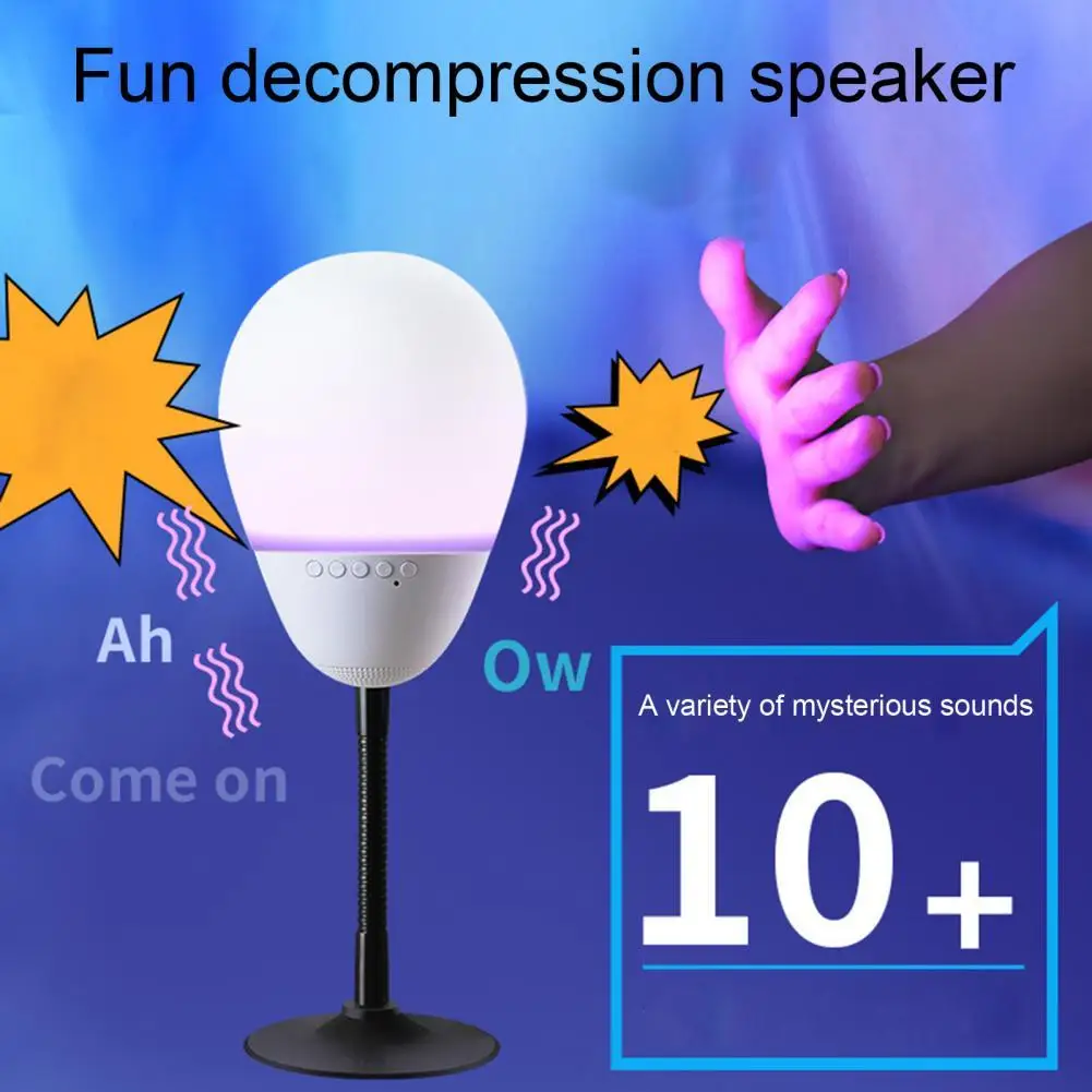 

Беспроводной динамик, умный Bluetooth-совместимый громкий динамик, цветные огни, ручная Хлопушка, шум, декомпрессионный беспроводной сабвуфер