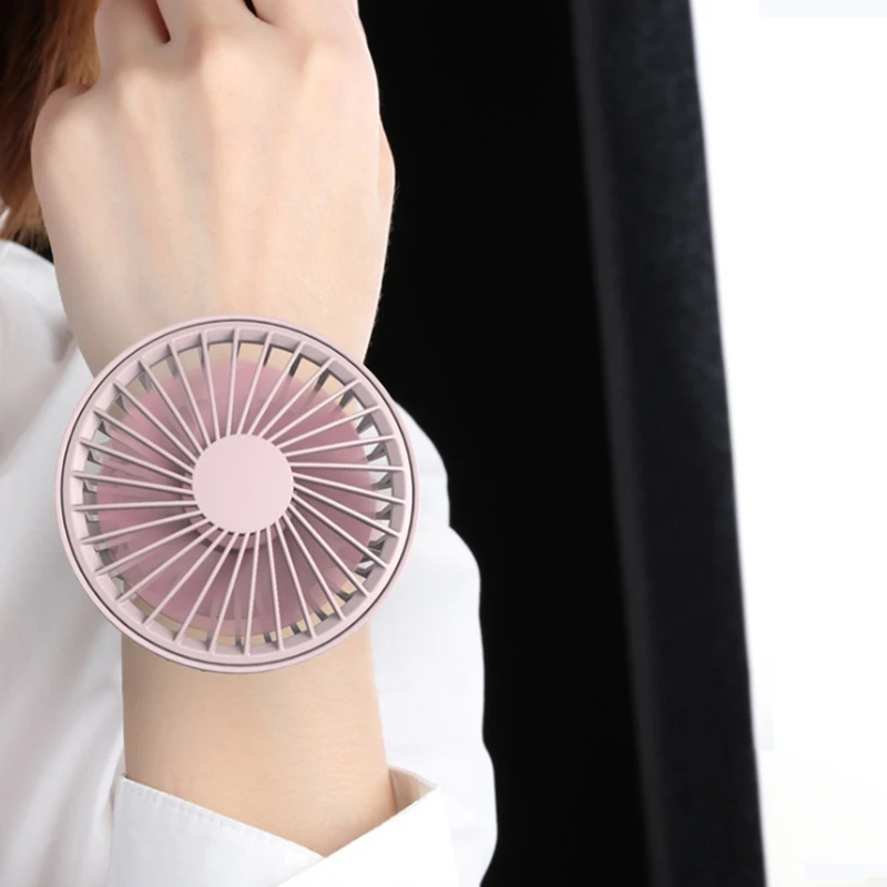 

Creative Mini Watch Fan USB 3-Gear Adjustment Mute Outdoor Lazy Wrist