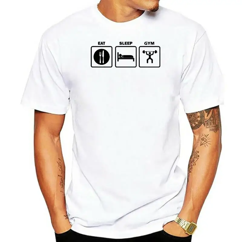 

GYM EAT SLEEP GYM . FUN T SHIRT
