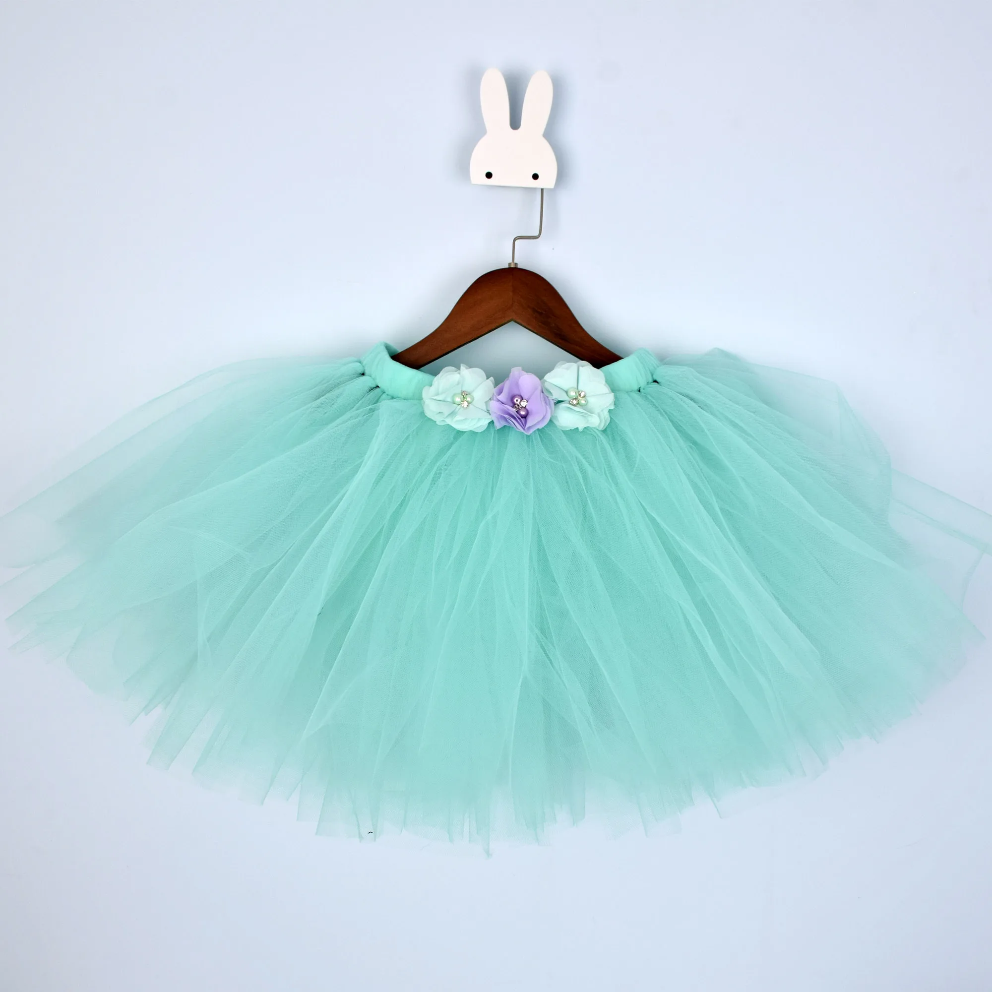Детская фатиновая юбка для первого дня рождения танцевальная балетная девочек