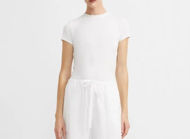 

Оптовая продажа-женская футболка в стиле хип-хоп с разрезом по бокам, бандажные топы, Летний стиль, уникальный стиль, открытые футболки с пуп...