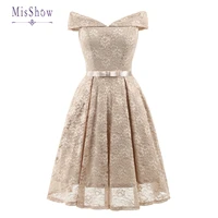in stock new cocktail dresses floral lace retro robe vintage rockabilly plus size party dress prom homecoming dresses 2020