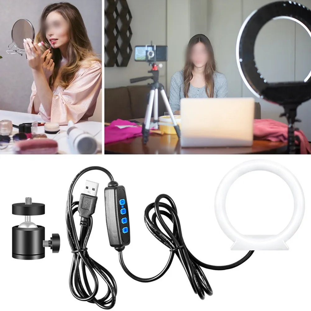 

Live Light LED Net Red Filling Light Ring Floor Lamp Anchor Beauty Photography High-quality Soft Light Energy-saving LED Tabs