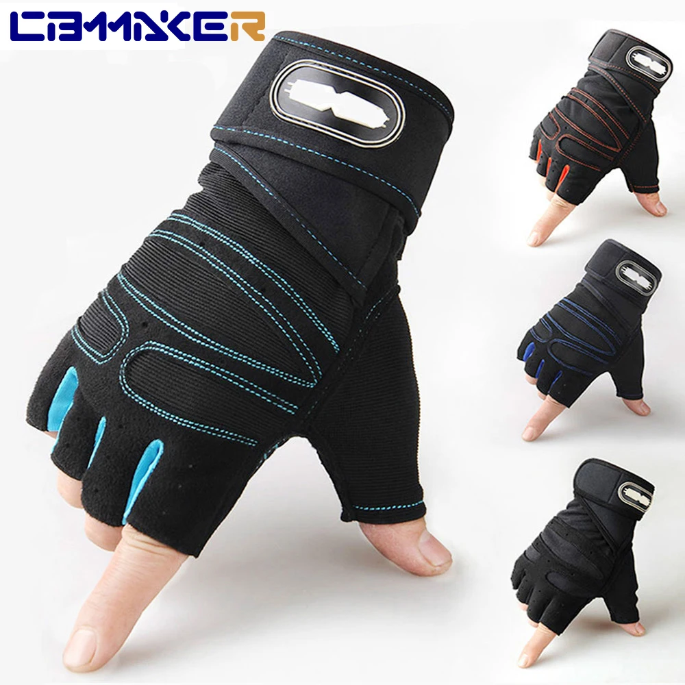 

M/L/XL Gym Glove Fitness Weight Lifting Gloves Body Building Training Exercise Men Women Sport Workout Glove Gym Accessories