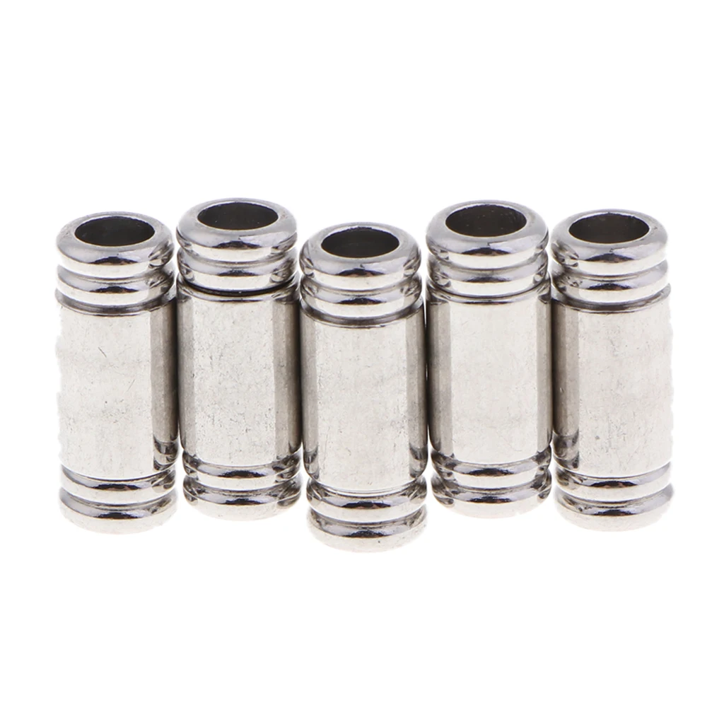 5 шт. бусины магнитные ювелирные изделия застежка Магнитная цилиндрическая оболочка для кожаного шнура