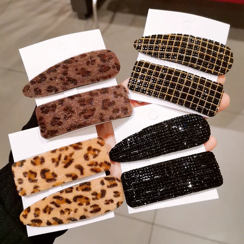 

Korea Style Broken Hairpin Hair Clips For Girls Plaid Barrettes Hot Sale BB Clip Hair Accessories Fashion Side Clip