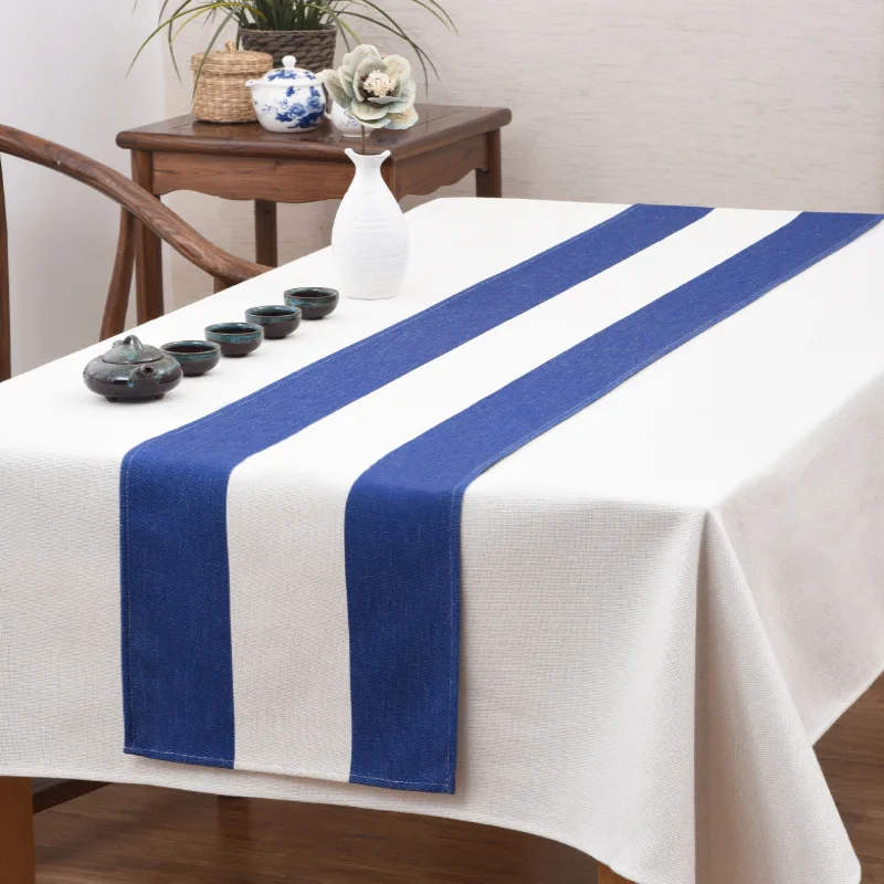 

Tablecloth, Table Flag New Chinese Set Striped Tea Cloth Tea Table Cover Towel Wedding Table Decoration Coffee Table Decor