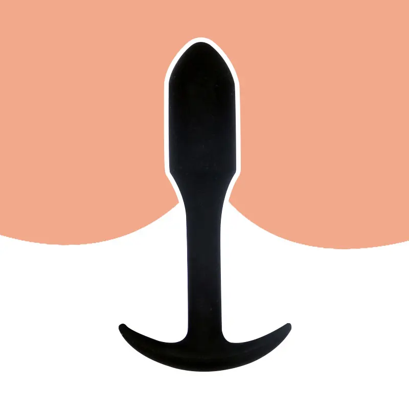 Анальная пробка DOPAMONKEY 5 размеров силиконовая с 10 скоростным вибратором массажер