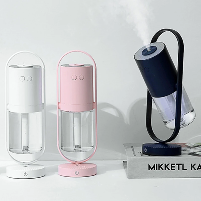 

200ml Mini USB Negative Ion Air Humidifier Creative Projection Night Light