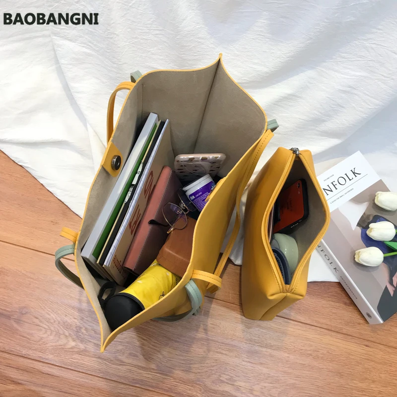 

High Quality Vintage Women's Leather Handbags Luxury Lady Hand Bags With Purse Pocket Women Messenger Bag Big Tote Sac Bols